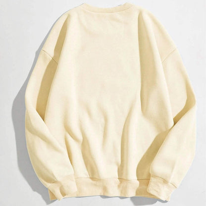 Butterfly & Slogan Graphic Thermal Sweatshirt DailySale