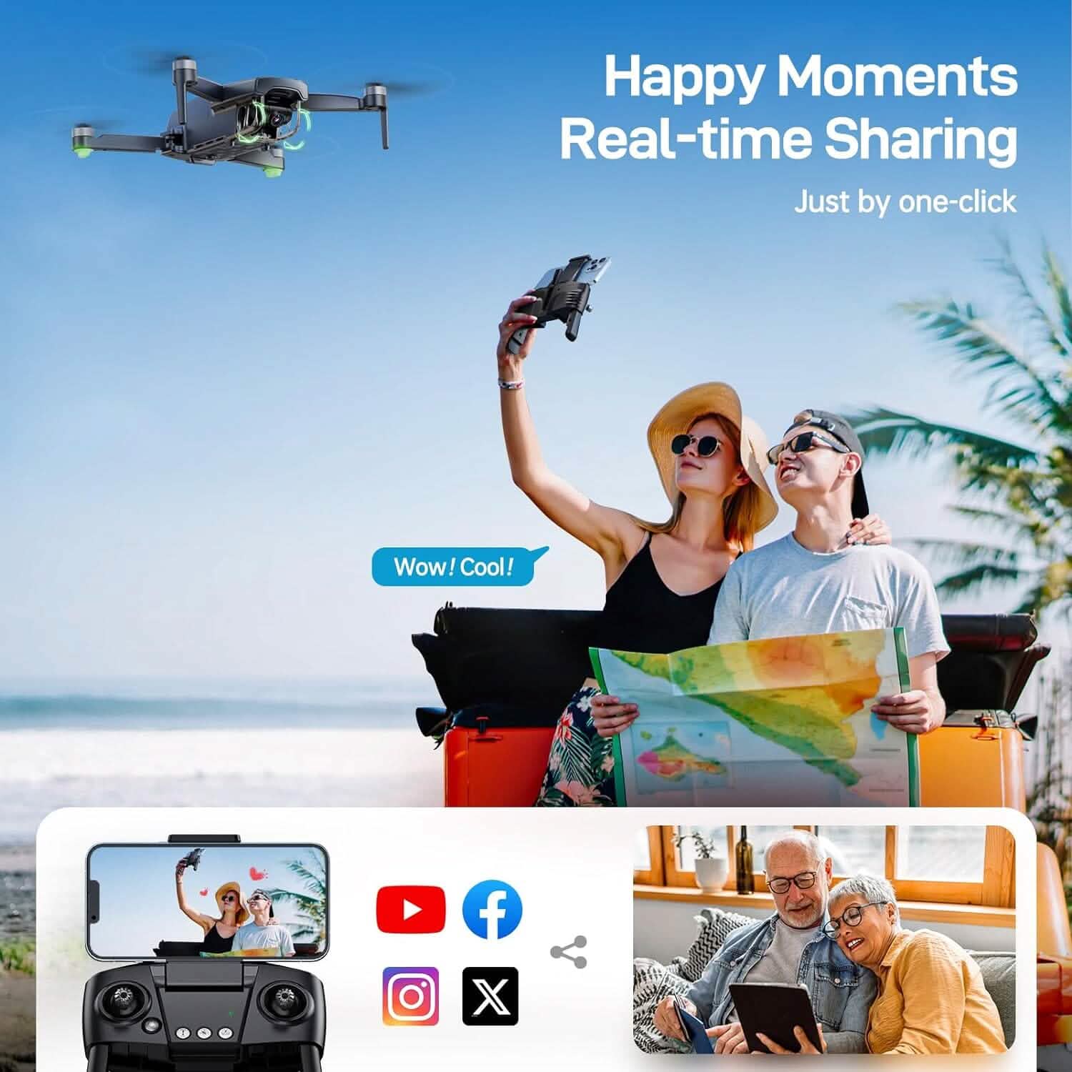 Bwine F7MINI Drone with Camera (Refurbished) DailySale