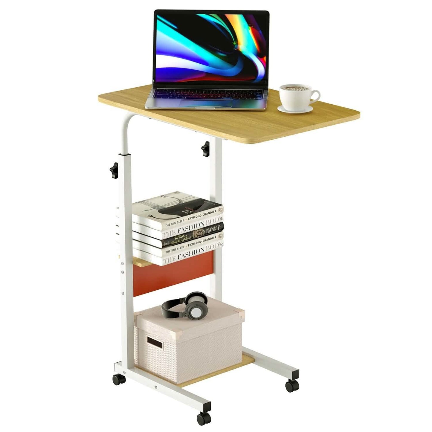 C Side Laptop Small Slim Snack Side Table DailySale