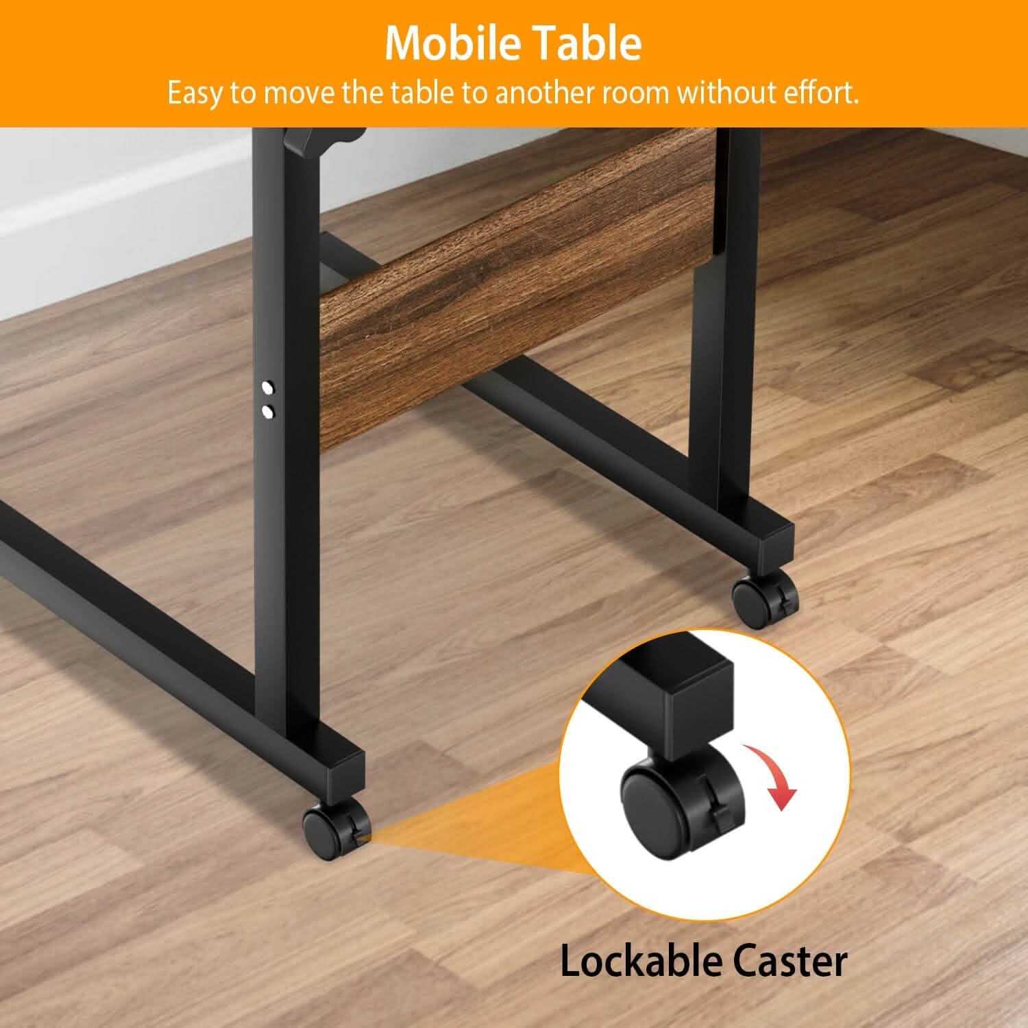 C Side Laptop Small Slim Snack Side Table DailySale