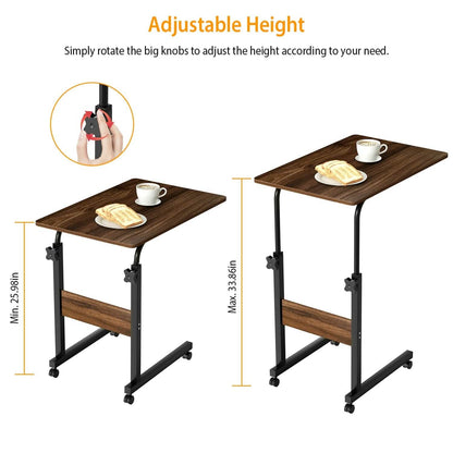 C Side Laptop Small Slim Snack Side Table DailySale