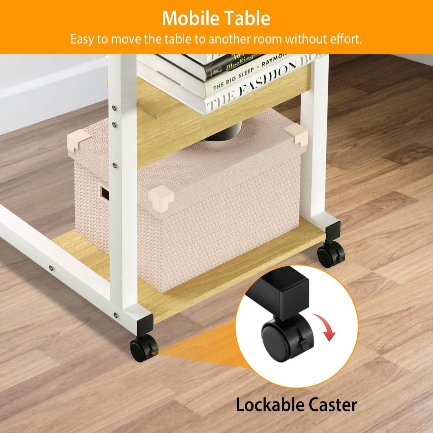 C Side Laptop Small Slim Snack Side Table DailySale