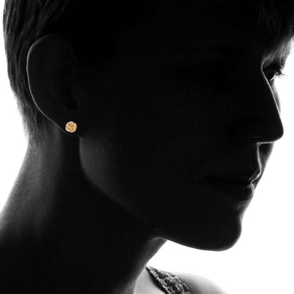 Euphir Love Knot Stud Earrings in 18K Gold Plating DailySale