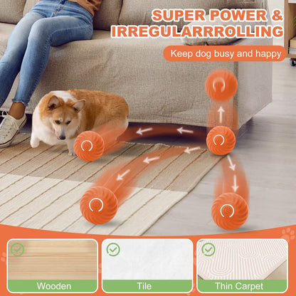 Smart Rolling & Bouncing Pet Ball – Motion-Activated DailySale