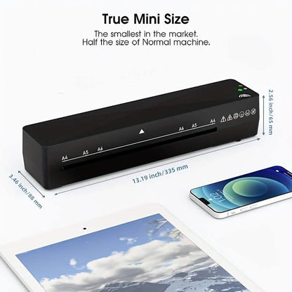 Crenova A4 Laminator – Hot & Cold Modes, Compact Design DailySale