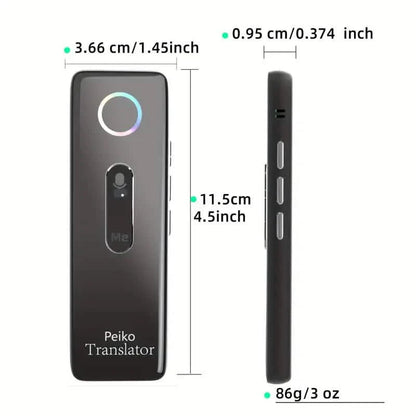 Compact Language Translator – 136 Languages, Two-Way Voice, Portable DailySale