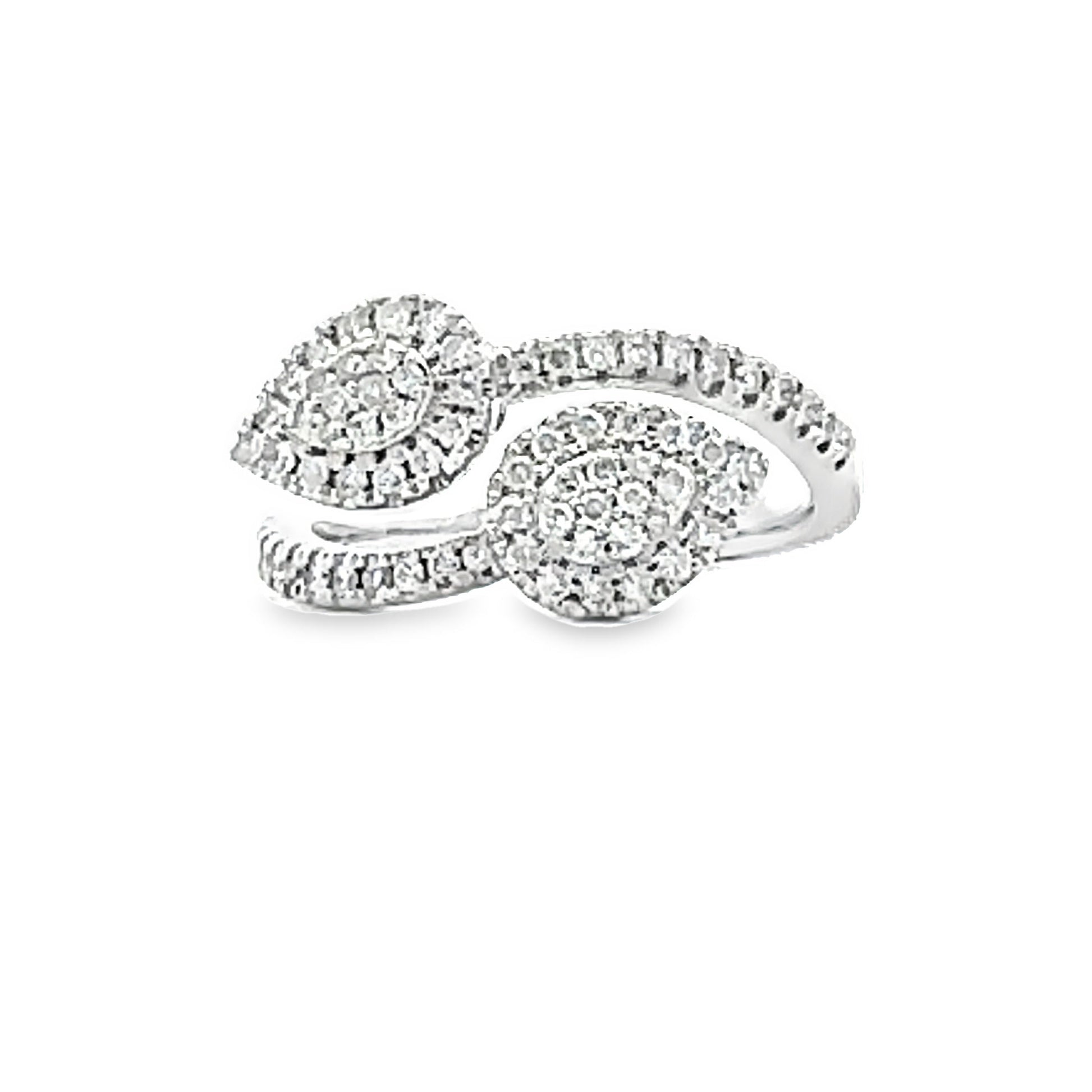 Genuine .50ct Diamond Ring 10KT White Gold Bids.com