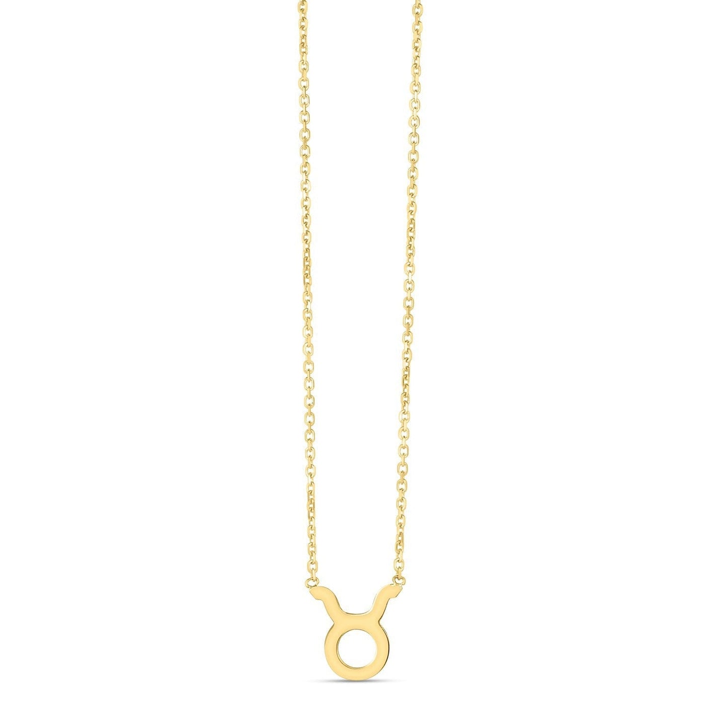 14K Yellow Gold Taurus Necklace Bids.com