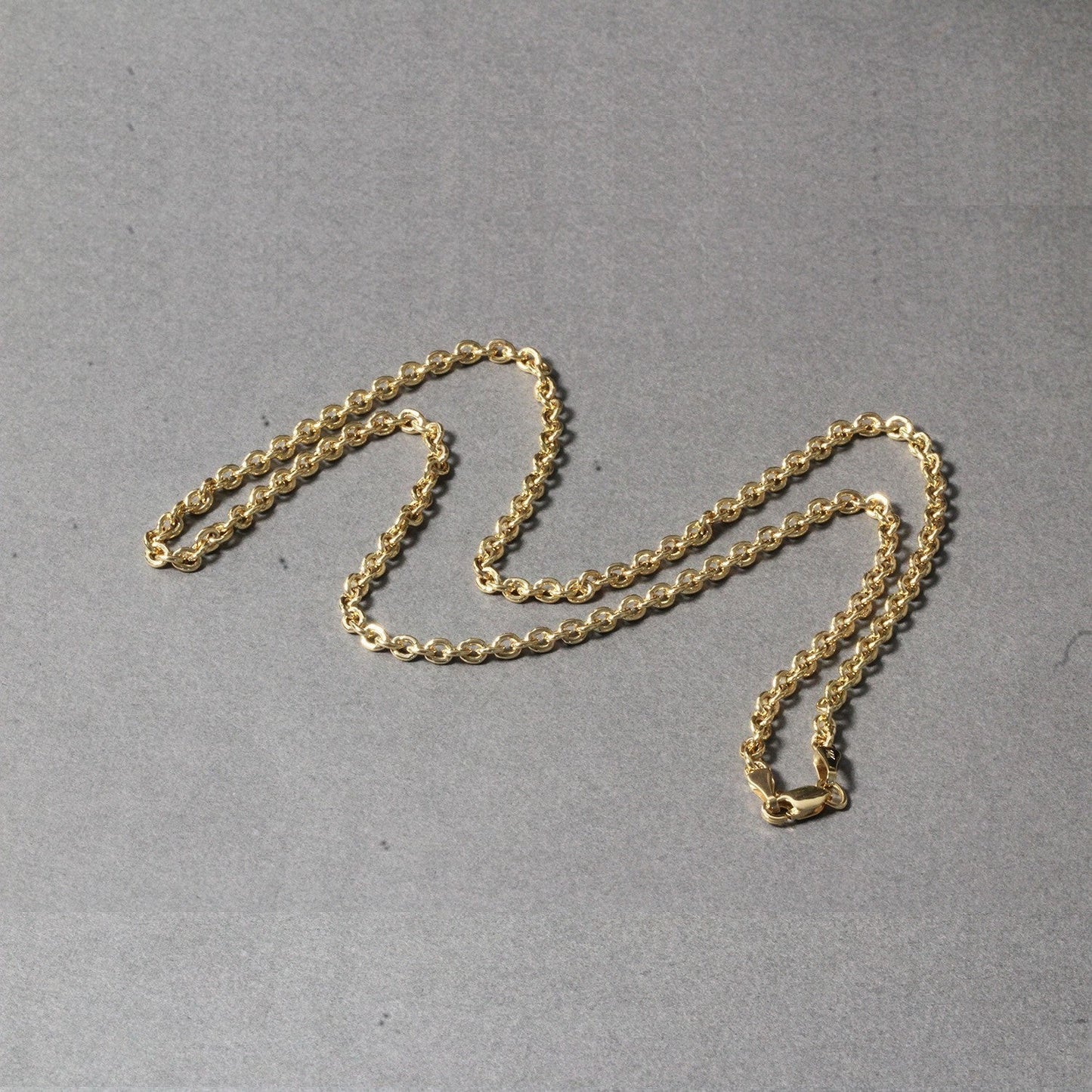 3.0mm 14k Yellow Gold Forsantina Lite Cable Link Chain Bids.com