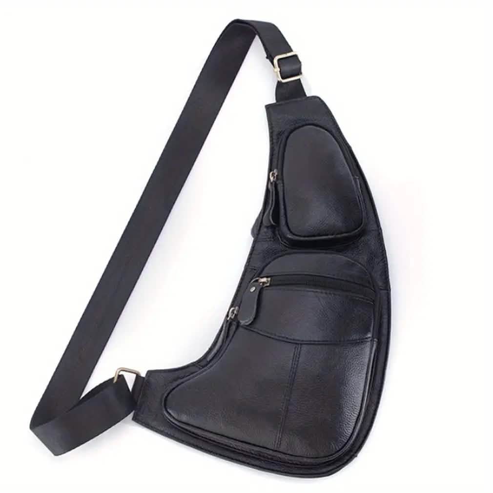 Genuine Leather Crossbody Sling Bag (Unisex) DailySale