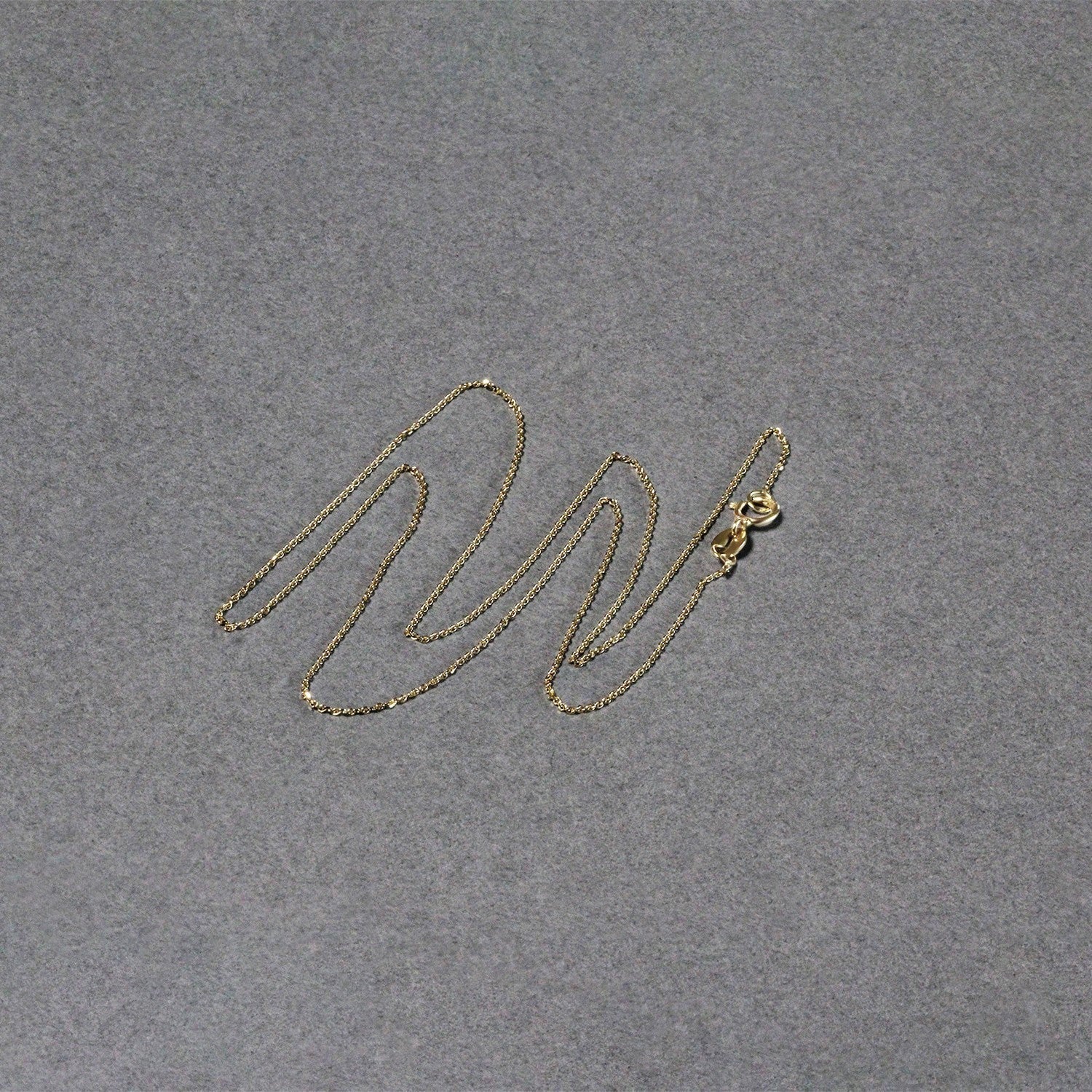 14k Yellow Gold Diamond Cut Cable Link Chain 0.7mm Bids.com