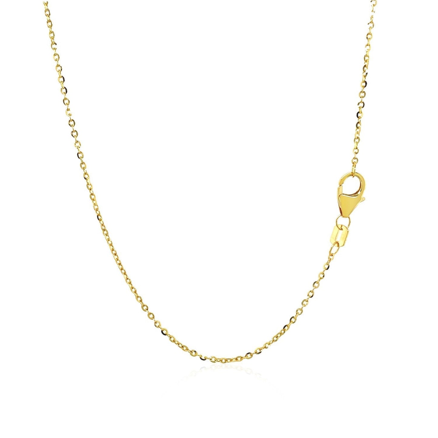14k Yellow Gold Double-Strand Chain Necklace with Puff Moon and Star Bids.com