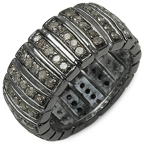 1.25 Carat Genuine TLB Diamond .925 Sterling Silver Ring Bids.com