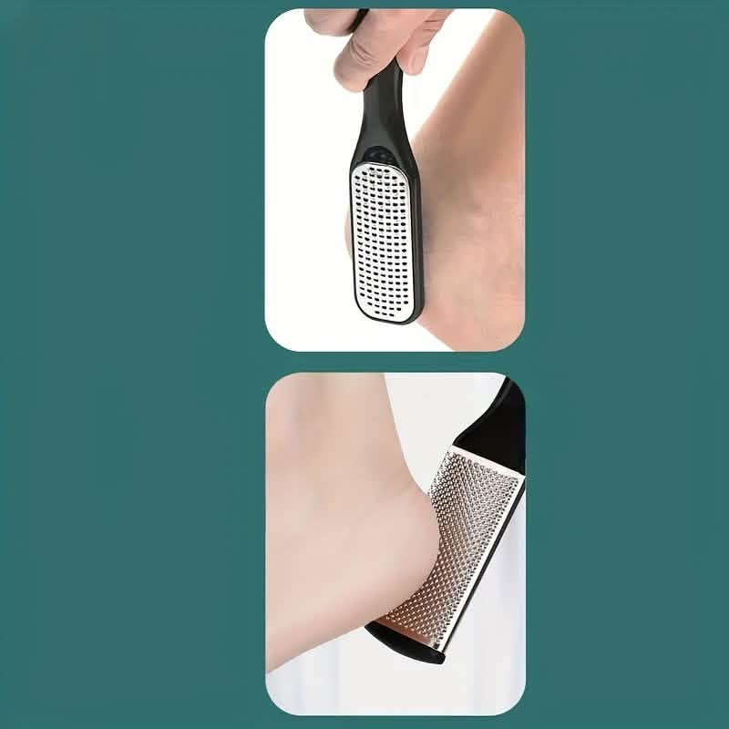 4-Piece Stainless Steel Foot File Set – Callus & Dead Skin Remover DailySale
