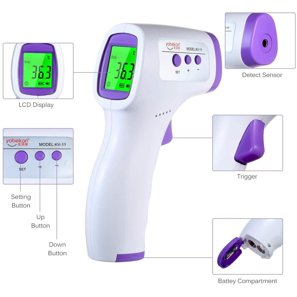 Infrared Non-Contact Thermometer DailySale