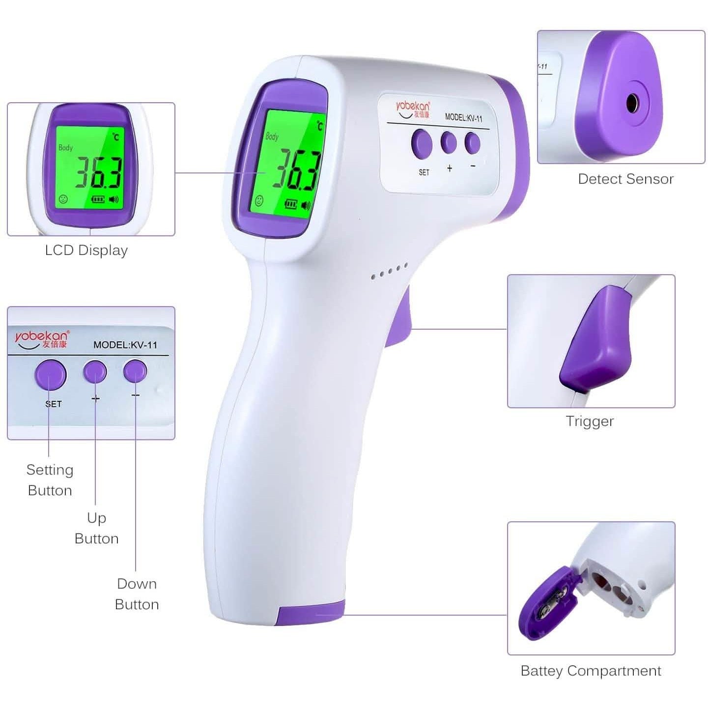 Infrared Non-Contact Thermometer DailySale