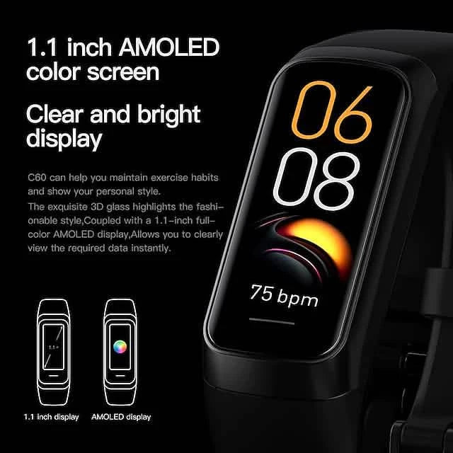C60 Smart Watch 1.1" Fitness Bluetooth Watch DailySale