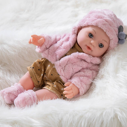 12" Pink Baby Doll – PVC Dress-Up Play Doll (Ages 3+) DailySale