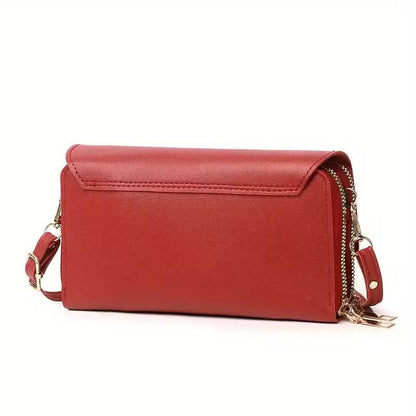Vegan Messenger Bag – Lightweight Large Shoulder Bag with Detachable Organizer DailySale