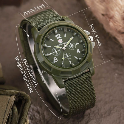 Men's Nylon Casual Sport Quartz Wrist Watch DailySale