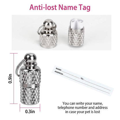 Ca2-Pack: Adjustable Kitten Collar with Bell Name Tag DailySale
