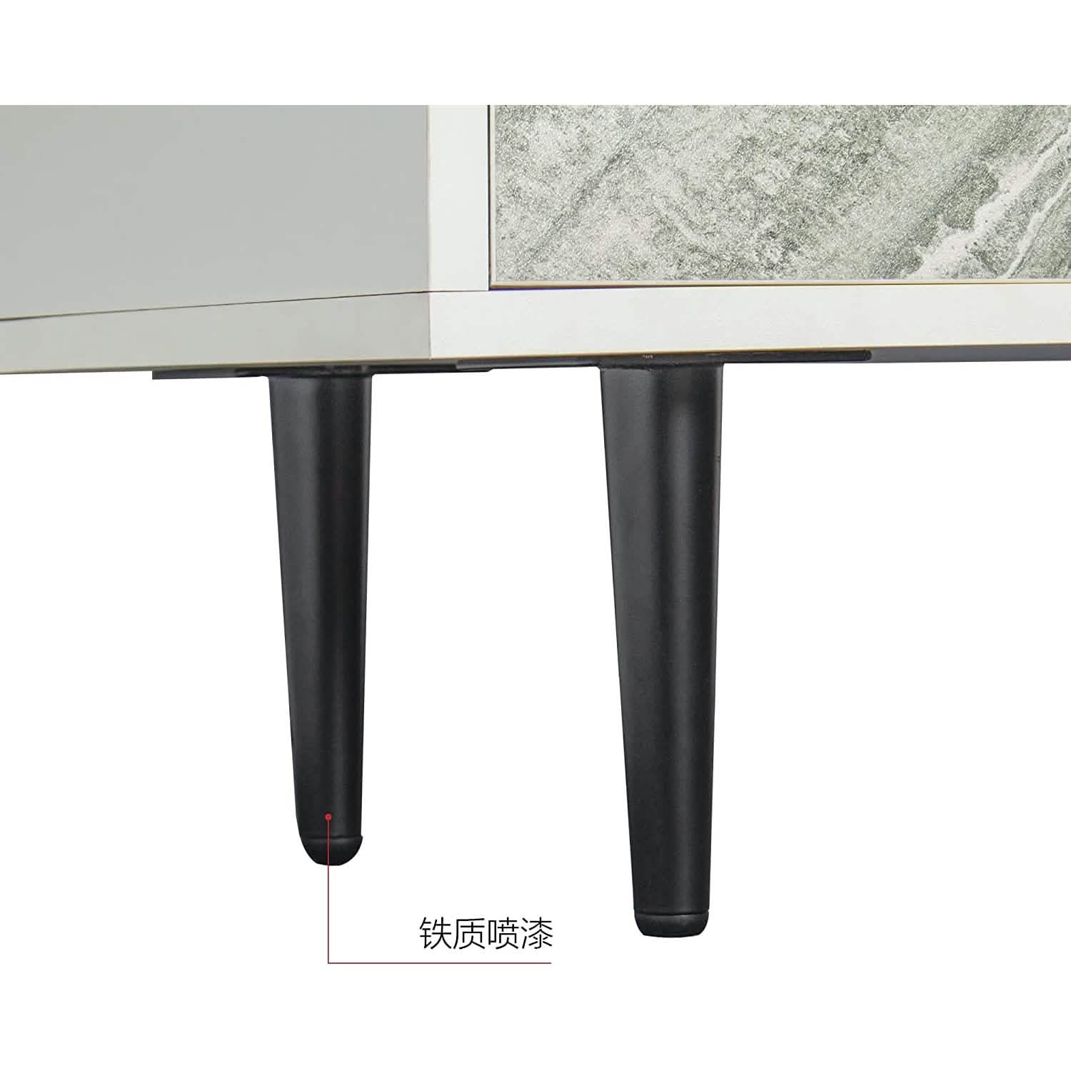 Cabinet with 2-Doors and 3-Open Shelves DailySale