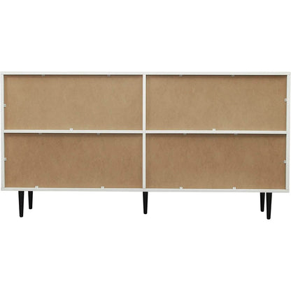 Cabinet with 2-Doors and 3-Open Shelves DailySale