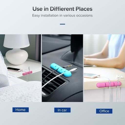 Cable Organizer Silicone USB Cable Winder DailySale