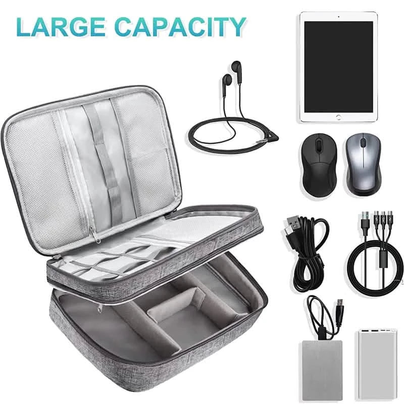Cable Storage Bag Waterproof Digital Electronic Organizer DailySale