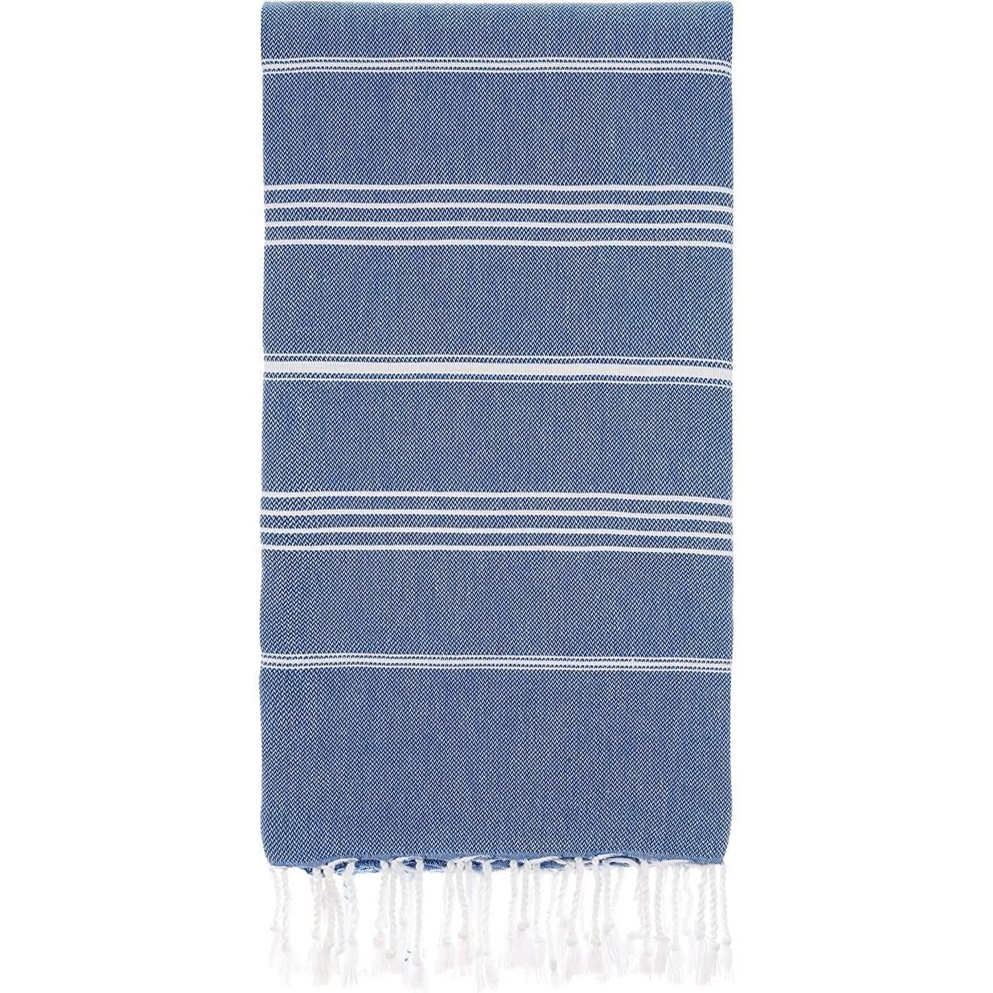 Cacala Pure Series Lightweight 100% Turkish Cotton Super Soft Peshtemal Luxury Bath Towel DailySale