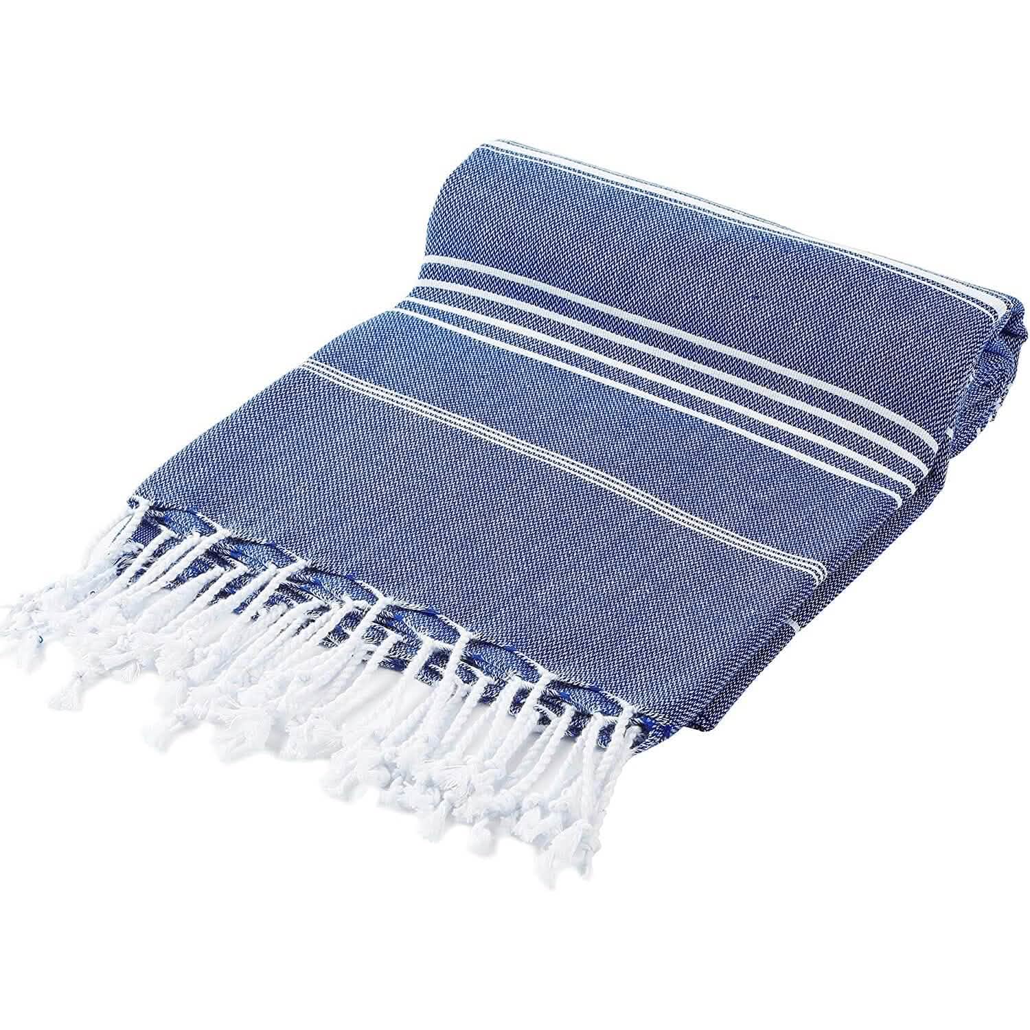 Cacala Pure Series Lightweight 100% Turkish Cotton Super Soft Peshtemal Luxury Bath Towel DailySale