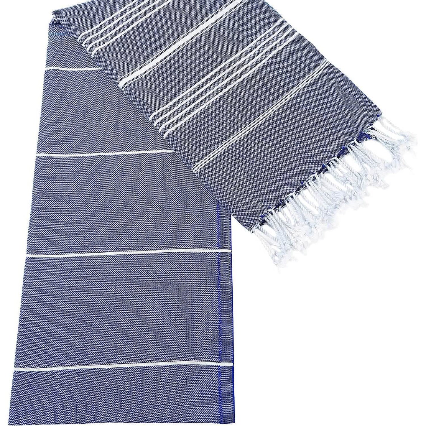 Cacala Pure Series Lightweight 100% Turkish Cotton Super Soft Peshtemal Luxury Bath Towel DailySale