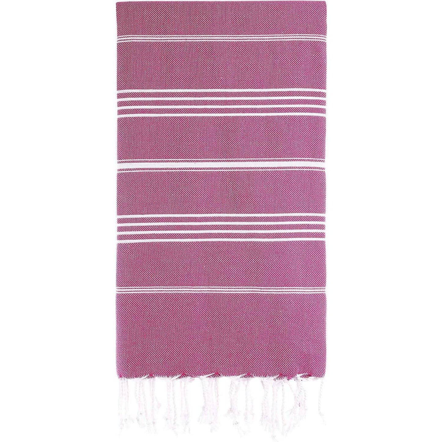 Cacala Pure Series Lightweight 100% Turkish Cotton Super Soft Peshtemal Luxury Bath Towel DailySale