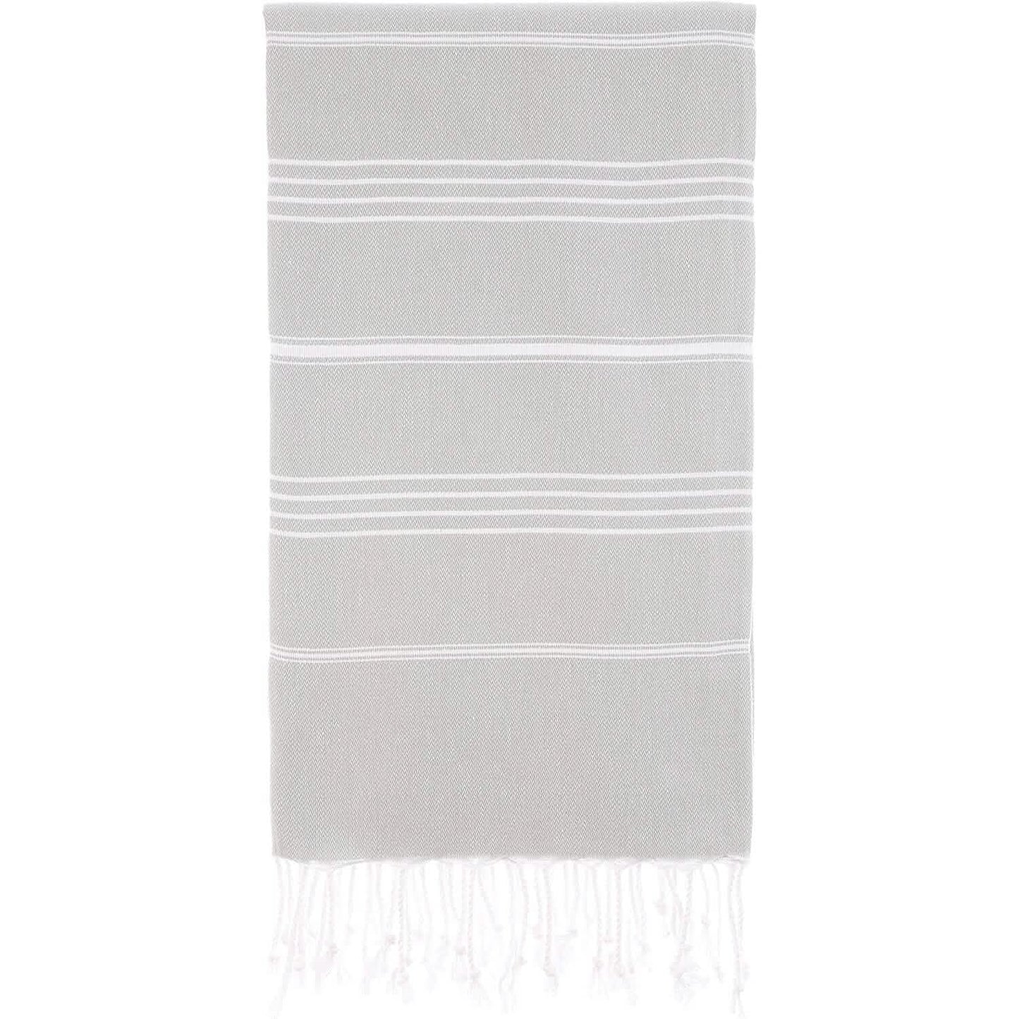 Cacala Pure Series Lightweight 100% Turkish Cotton Super Soft Peshtemal Luxury Bath Towel DailySale