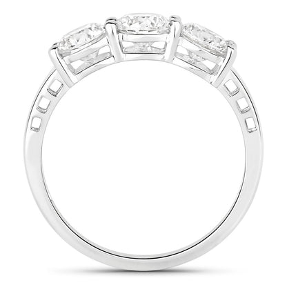 1.50 Carat Genuine Lab Grown Diamond 14K White Gold Ring Bids.com