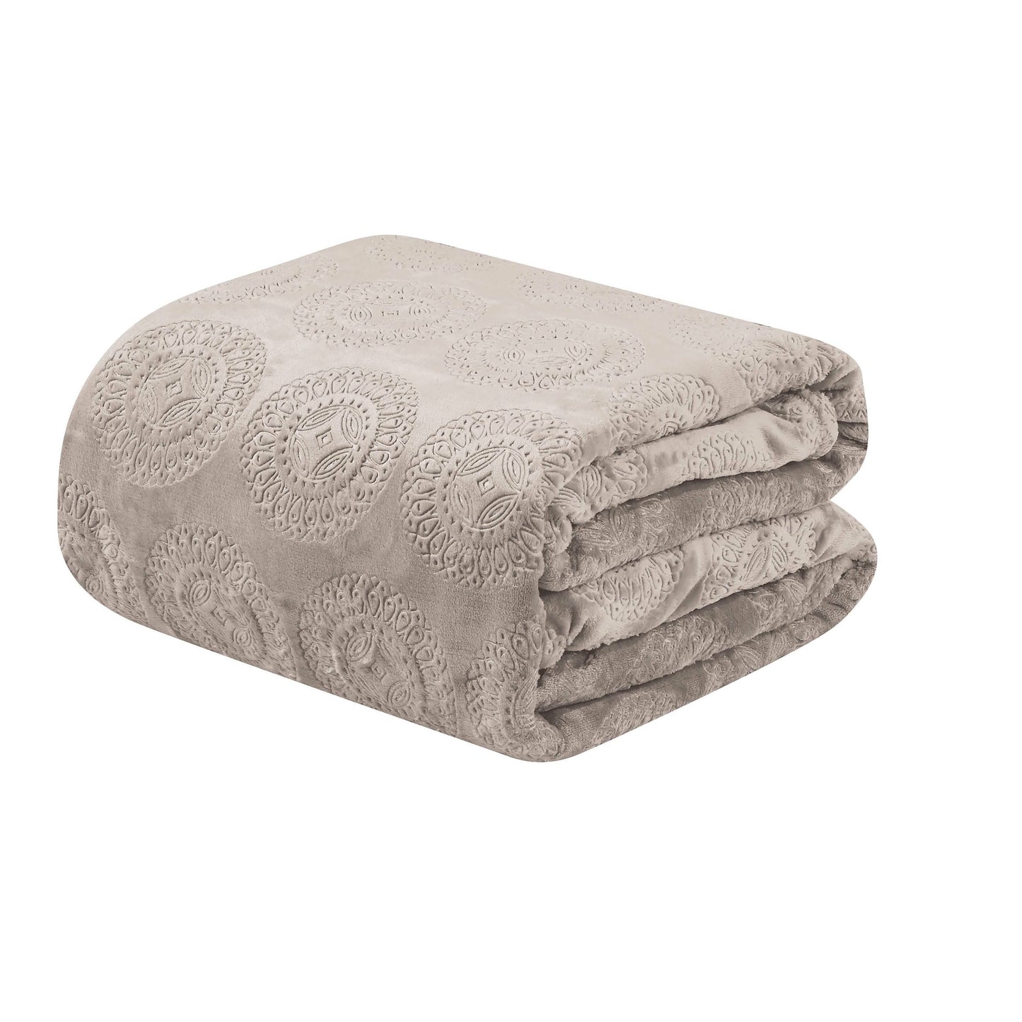 Caesar French Collection Flannel Fleece Blanket DailySale