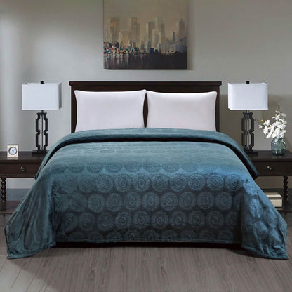 Caesar French Collection Flannel Fleece Blanket DailySale