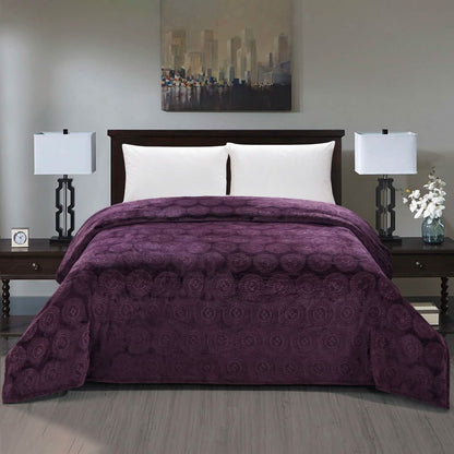 Caesar French Collection Flannel Fleece Blanket DailySale
