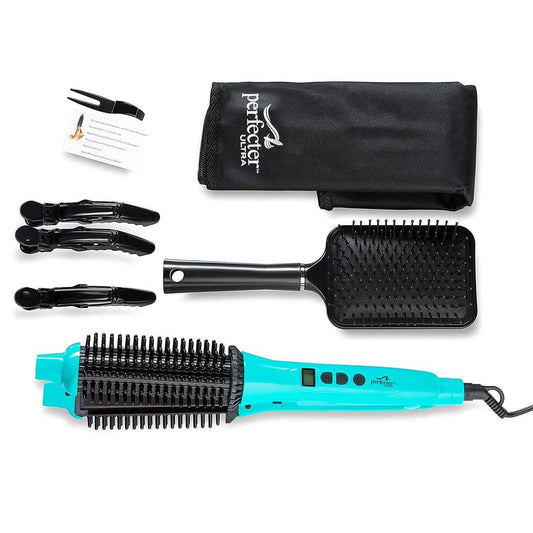 Calista 2-in-1 Heated Brush Iron Hair Styler DailySale