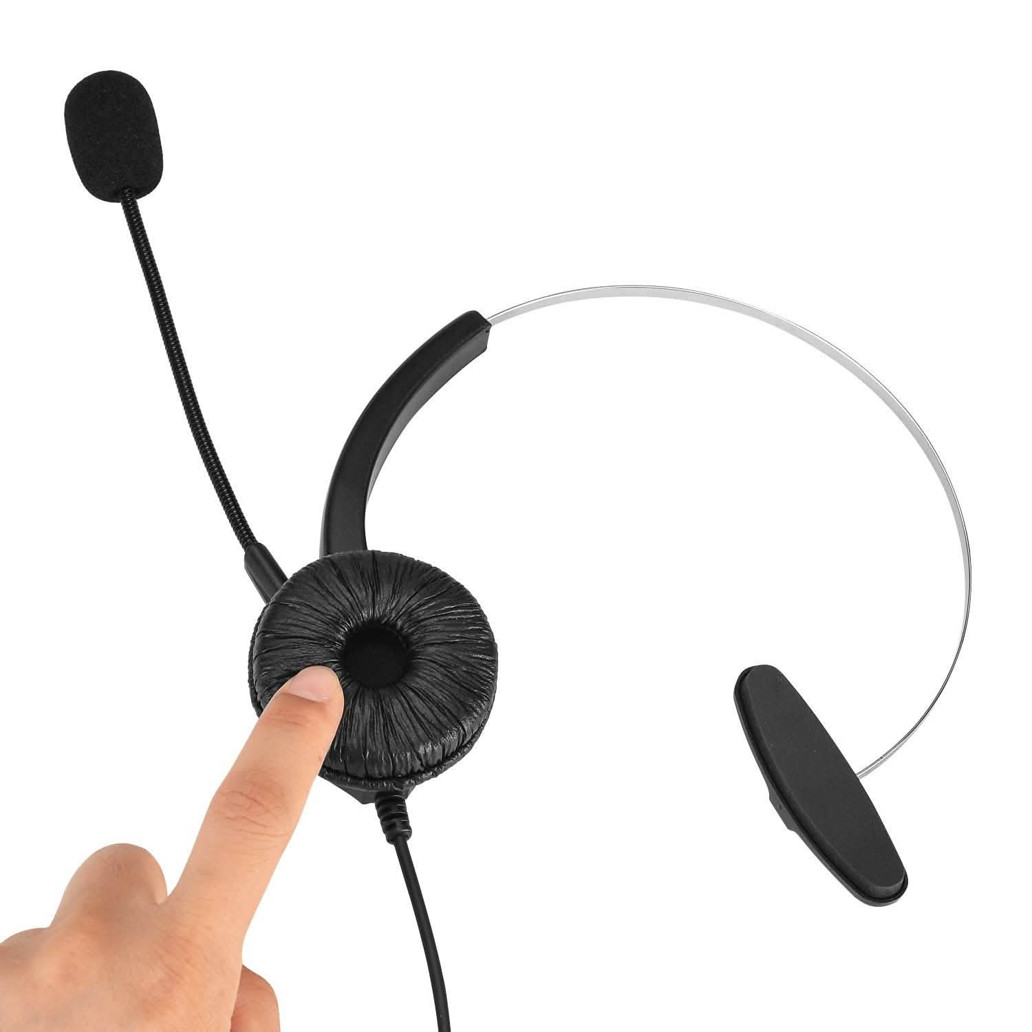 Call Center Dialpad Headset Telephone with Tone Dial Key Pad and Redial DailySale