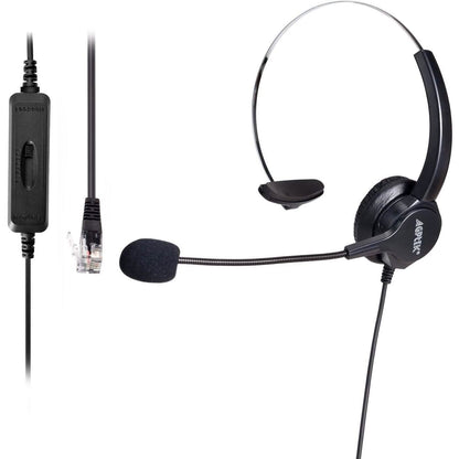 Call Center Hands-Free Noise Cancelling Corded Monaural Headset DailySale
