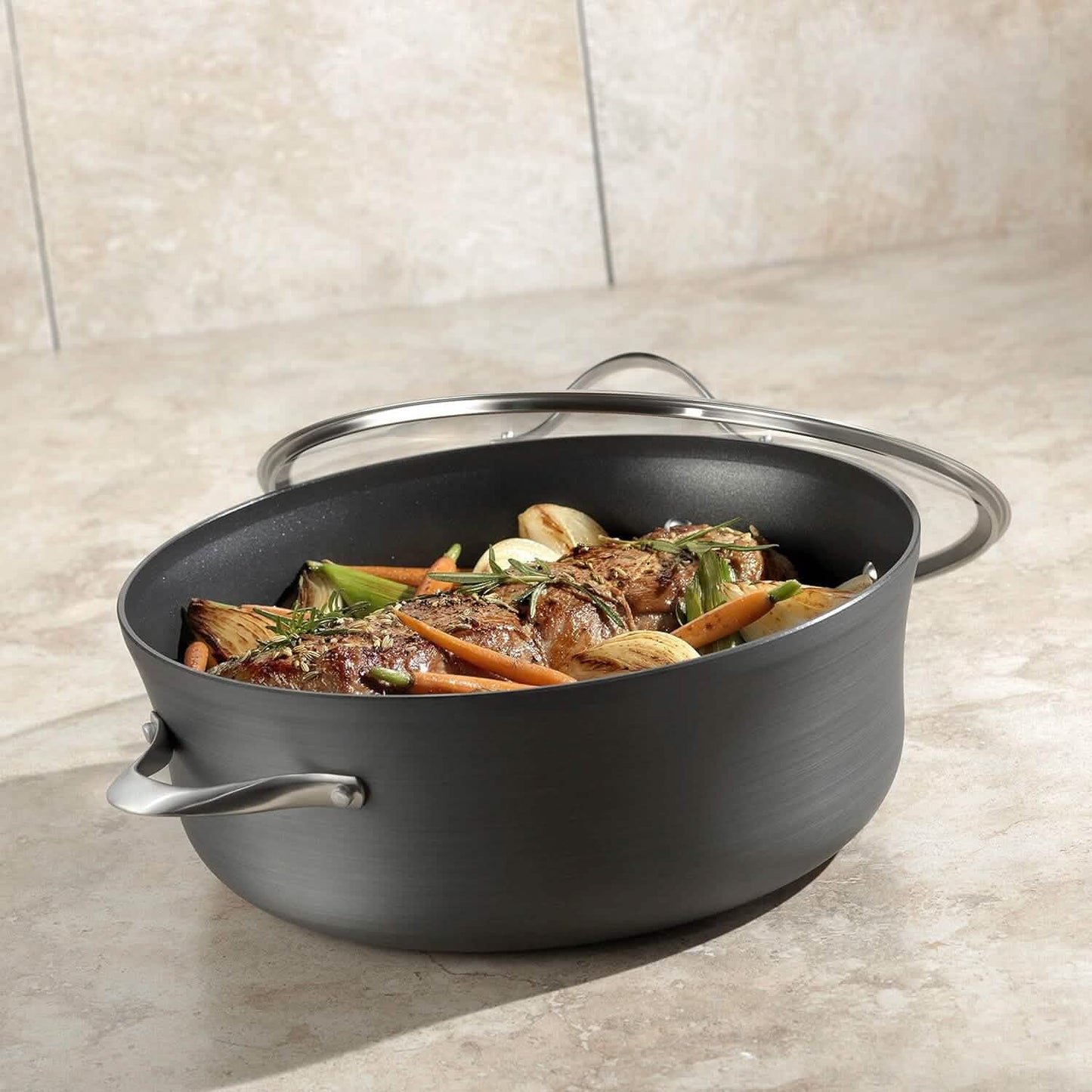 Calphalon Contemporary Nonstick 8.5-Quart Covered Dutch Oven DailySale