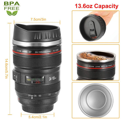 Camera Lens Coffee Mug Cup 13.6oz DailySale