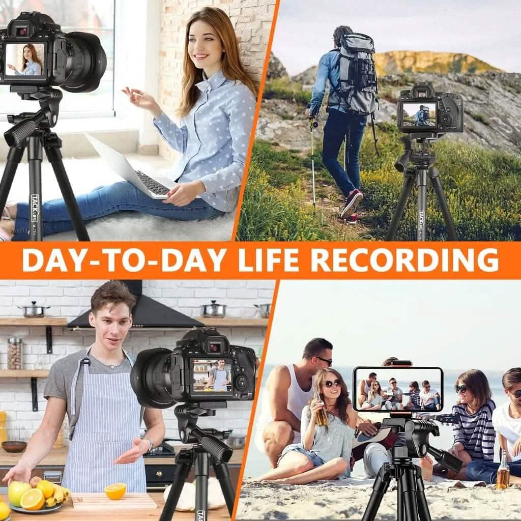 Camera Tripod 55-inch Aluminum Lightweight Tripod MLT01 DailySale