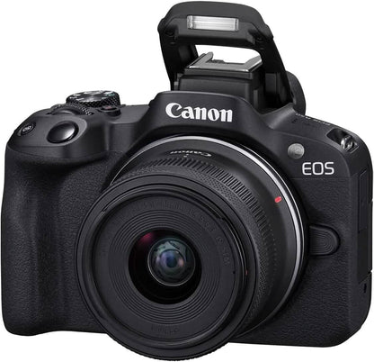 Canon EOS R50 4K Mirrorless Camera with RF-S 18-45mm f/4.5-6.3 IS STM Lens (Open-Box) DailySale