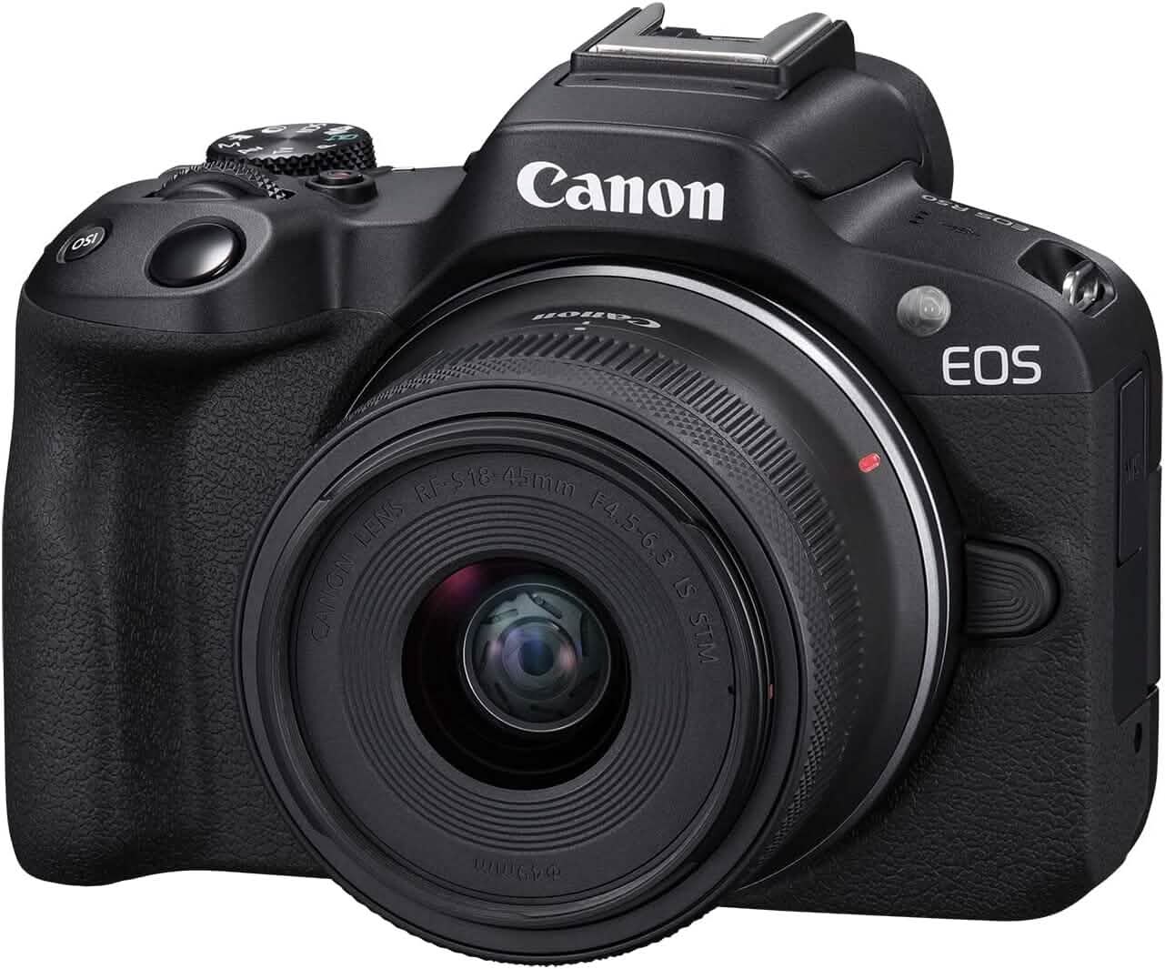 Canon EOS R50 4K Mirrorless Camera with RF-S 18-45mm f/4.5-6.3 IS STM Lens (Open-Box) DailySale