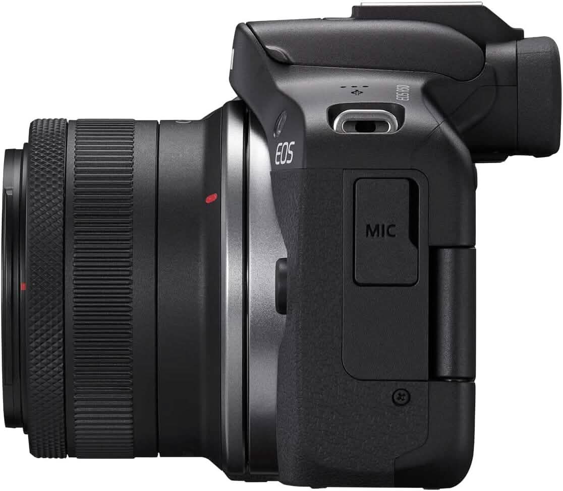 Canon EOS R50 4K Mirrorless Camera with RF-S 18-45mm f/4.5-6.3 IS STM Lens (Open-Box) DailySale