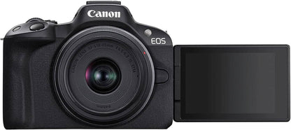 Canon EOS R50 4K Mirrorless Camera with RF-S 18-45mm f/4.5-6.3 IS STM Lens (Open-Box) DailySale