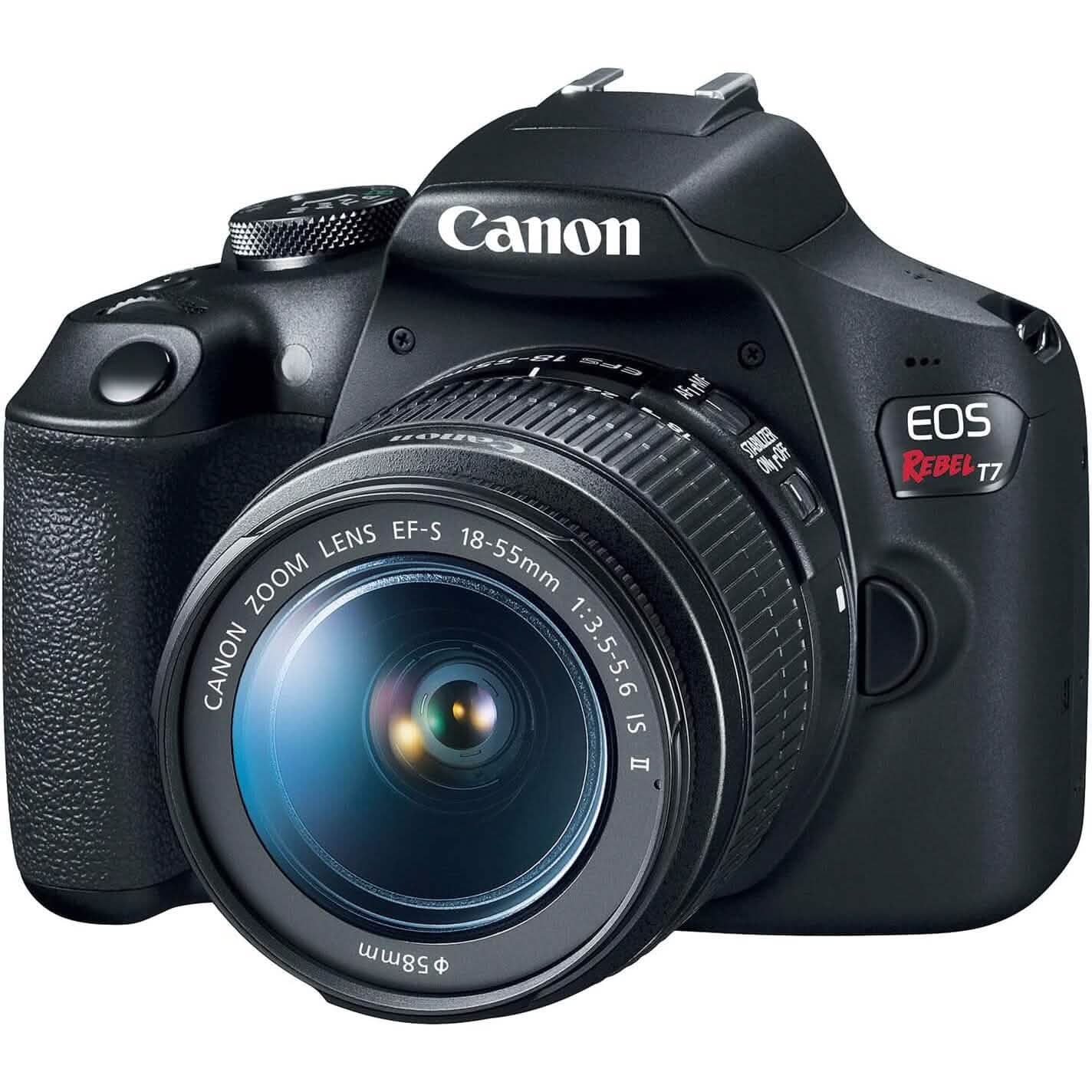 Canon EOS Rebel T7 DSLR Camera with 18-55mm Lens (Refurbished) DailySale
