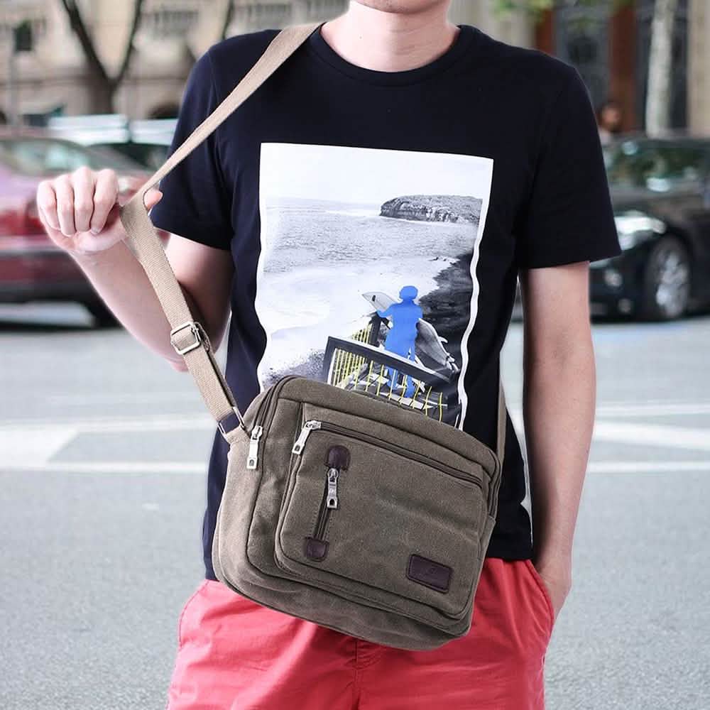Canvas Cross-Body Totes - Assorted Colors DailySale